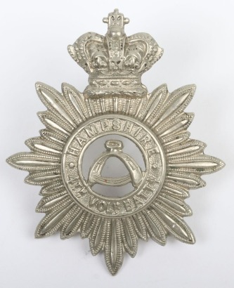 Victorian 4th Volunteer Battalion Hampshire Regiment Cap Badge