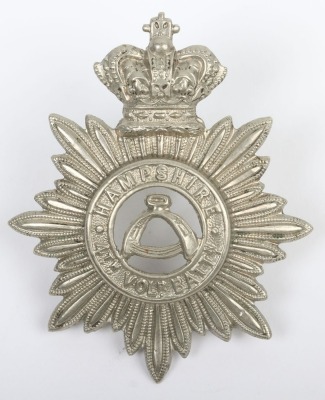 Victorian 4th Volunteer Battalion Hampshire Regiment Cap Badge