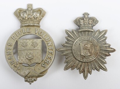 Victorian Hampshire Rifle Volunteers Headdress Badges
