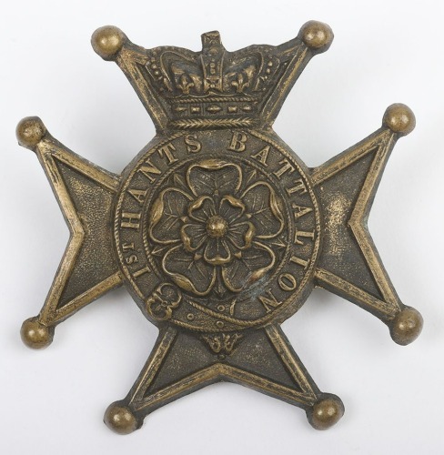 Scarce Early Glengarry Badge of the 1st Hants Battalion (Hampshire Regiment)