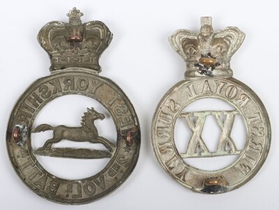 Victorian First Royal Sussex Militia Glengarry Badge - 2