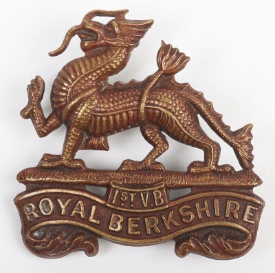 1st Volunteer Battalion Royal Berkshire Regiment Cap Badge