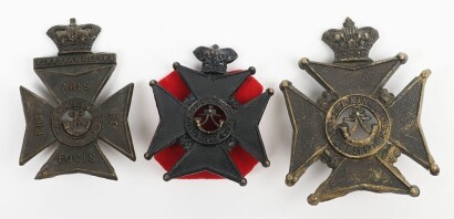 Victorian 21st Middlesex (Finsbury Rifles) Cap Badge 1897-1901