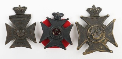 Victorian 21st Middlesex (Finsbury Rifles) Cap Badge 1897-1901