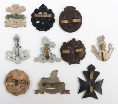 10x WW2 War Economy Plastic Cap Badges - 2