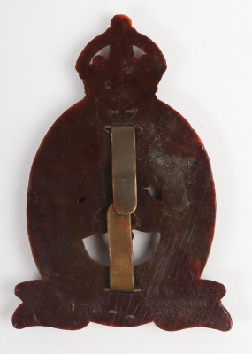 WW2 Plastic Women&rsquo;s Land Army Timber Corps Cap Badge - 2