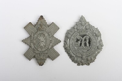 2x WW2 War Economy Scottish Regiments Glengarry Badges