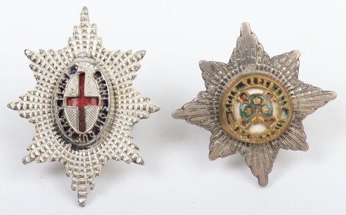 Hallmarked Silver Coldstream Guards Field Service Cap Star,