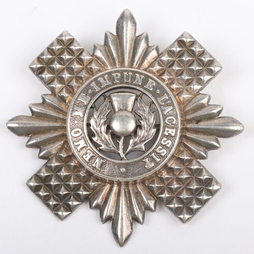 Hallmarked Silver Scots Guards Officers Kilt Pin Badge
