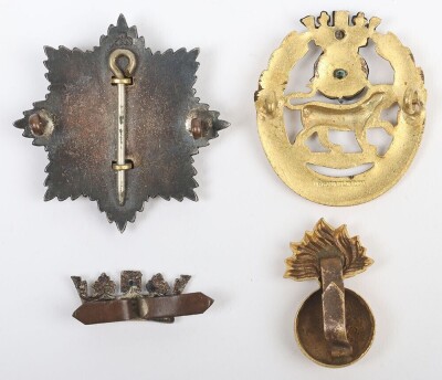 3x British Officers Cap Badges - 2