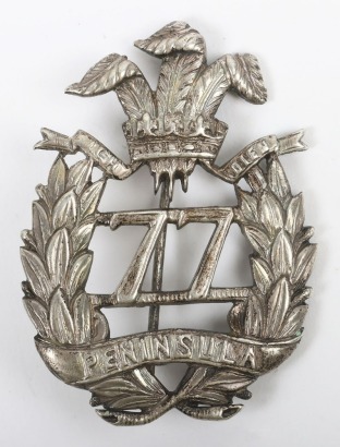 Victorian 77th (East Middlesex) Regiment of Foot Officers Pagri Badge