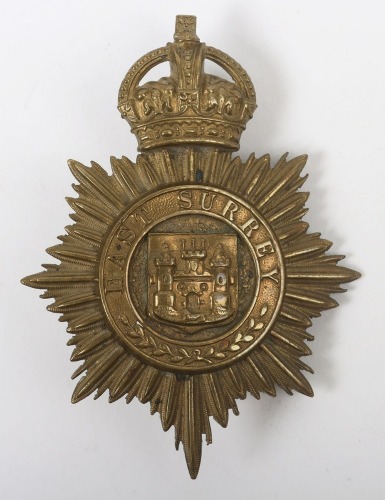 Post 1908 East Surrey Regiment Pouch Badge