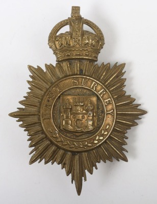 Post 1908 East Surrey Regiment Pouch Badge