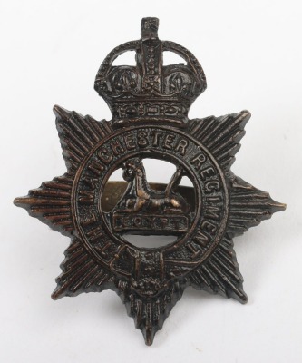Manchester Regiment Officers Forage Cap Badge