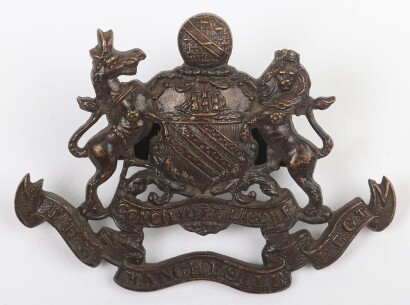 Manchester Regiment Officers Forage Cap Badge