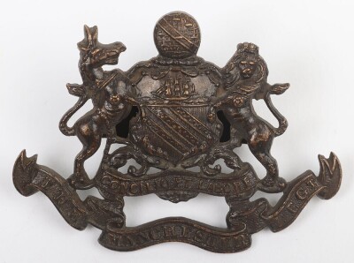 Manchester Regiment Officers Forage Cap Badge