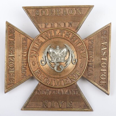 Wiltshire Regiment Officers Glengarry Badge