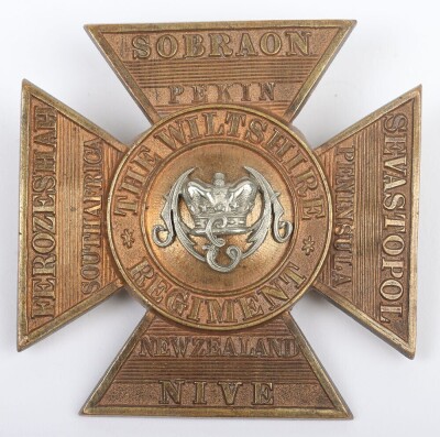 Wiltshire Regiment Officers Glengarry Badge