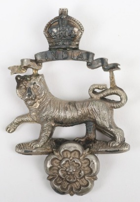 Hallmarked Silver Hampshire Regiment Pagri Badge