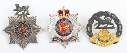 Hampshire and Royal Hampshire Regiment Officers Cap Badges