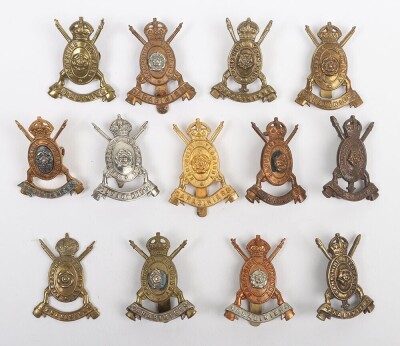 Grouping of Hampshire Yeomanry Carabiniers Cap Badges