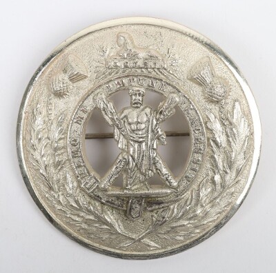 The Royal Highlanders Black Watch Plaid Brooch,