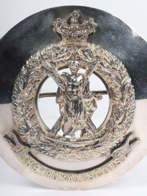 Scottish The Royal Scots Regiment Plaid Brooch - 2