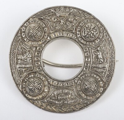 Argyll & Sutherland Highlanders Plaid Brooch