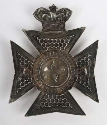 Victorian Royal Wiltshire Yeomanry Shako Plate 1861-75, - 2