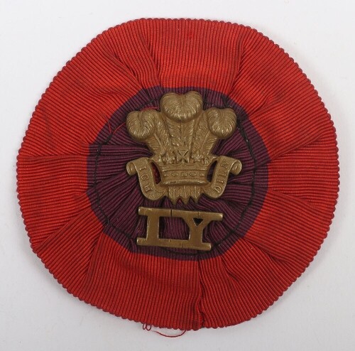 Boer War Imperial Yeomanry Slouch Hat Rosette Badge