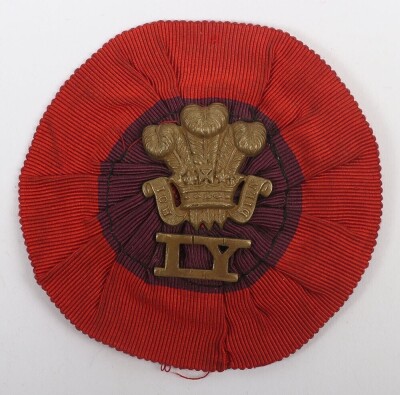 Boer War Imperial Yeomanry Slouch Hat Rosette Badge