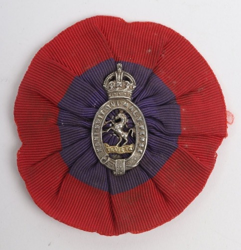 Boer War Royal East Kent Yeomanry Slouch Hat Badge