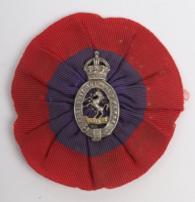 Boer War Royal East Kent Yeomanry Slouch Hat Badge