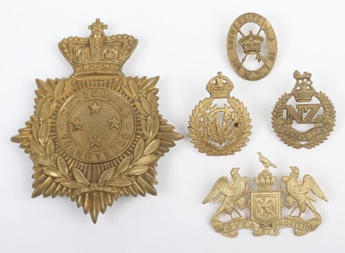 Grouping of New Zealand Regiments Badges