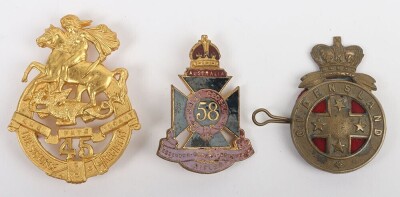 Australian Victorian Queensland Mounted Infantry Headdress Badge