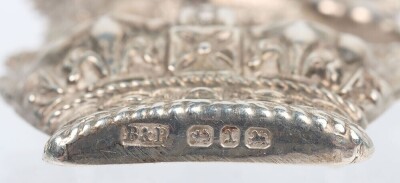 Hallmarked Silver 15th Hussars Arm Badge - 3