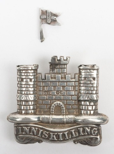 Scarce Hallmarked Silver 6th Inniskilling Dragoons Arm Badge