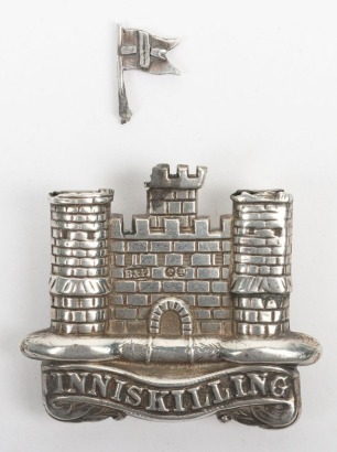 Scarce Hallmarked Silver 6th Inniskilling Dragoons Arm Badge