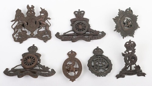 Grouping of Corps Officers Cap Badges