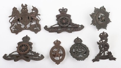 Grouping of Corps Officers Cap Badges