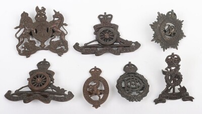 Grouping of Corps Officers Cap Badges