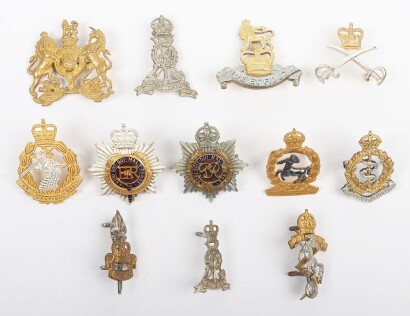 Grouping of Officers Dress Cap Badges of Corps Regiments,