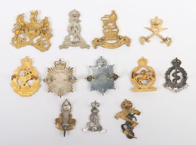 Grouping of Officers Dress Cap Badges of Corps Regiments, - 2