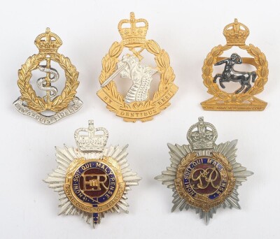 Grouping of Officers Dress Cap Badges of Corps Regiments, - 3