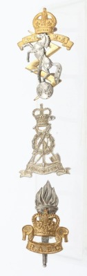 Grouping of Officers Dress Cap Badges of Corps Regiments, - 4