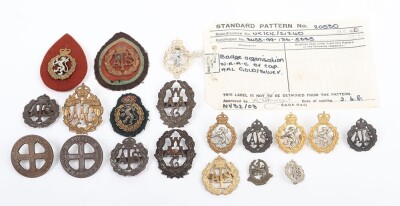 Grouping of Women's Regiments and Organisations Badges,