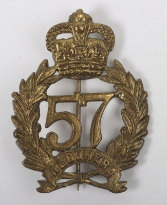 Victorian 57th (West Middlesex) Regiment of Foot Pagri Badge