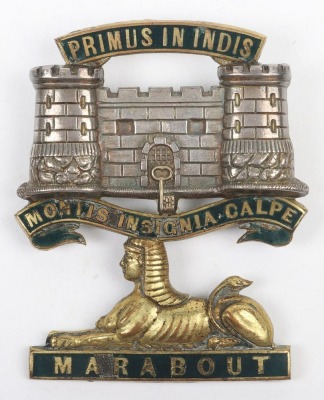 Dorsetshire Regiment Officers Forage Cap Badge 1881-94