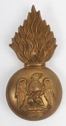 Royal Irish Fusiliers Post 1881 Foreign Service Helmet Pagri Badge