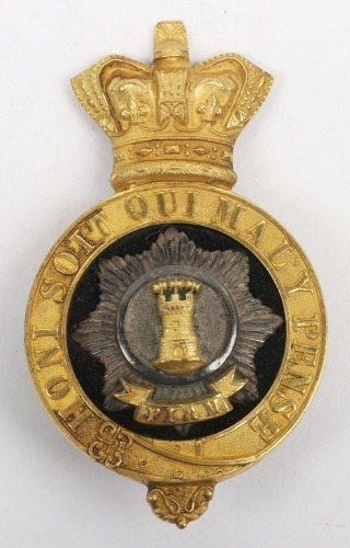 Victorian Worcestershire Regiment Officers Glengarry Badge